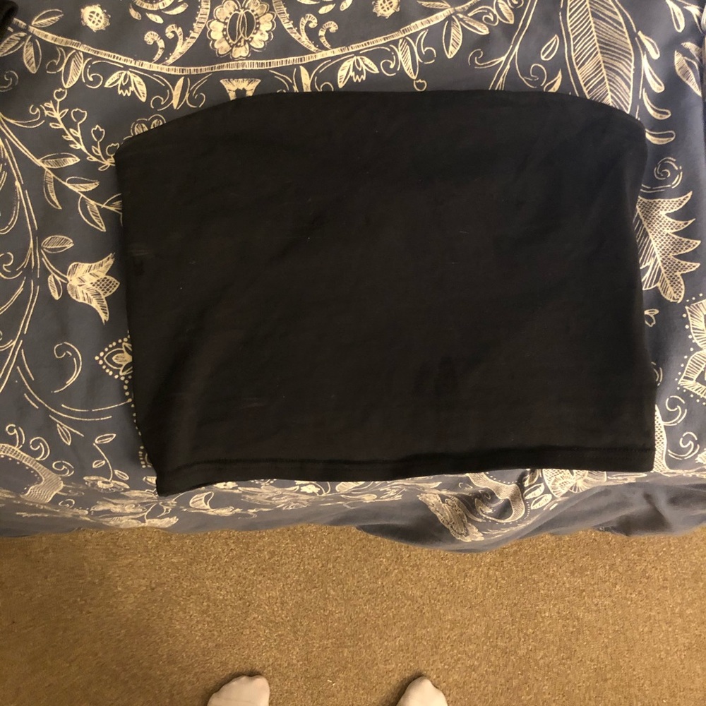 Silence + Noise Black Tube Top